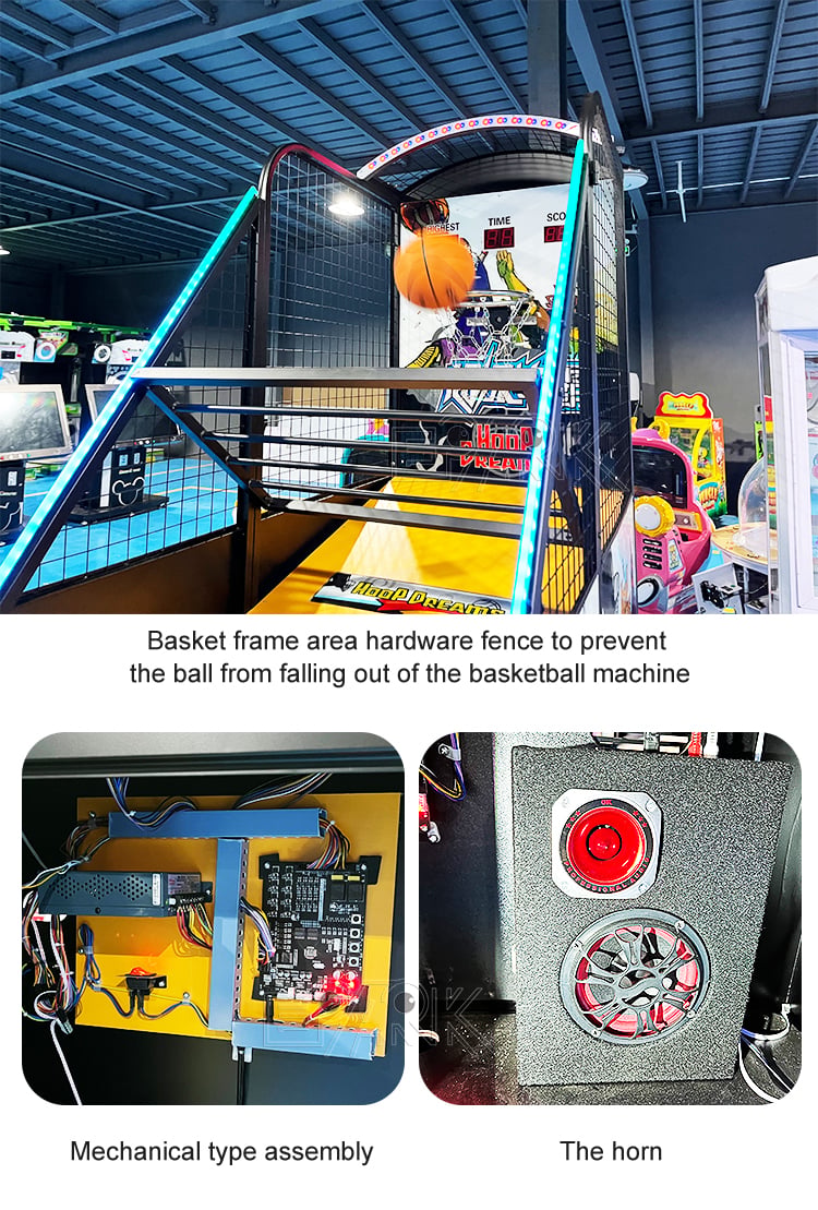 Coin Operated Arcade Game Machine Hoop Dreams Basketball Arcade Machine supplier