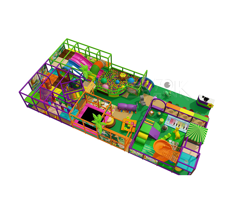 Soft Indoor Play Equipment Kid Large Indoor Kids Playground Equipment For Kids Manufacturer With Slide And Ball Pool manufacture