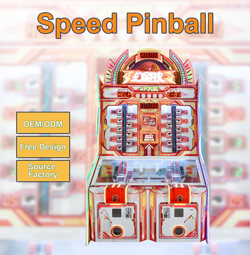Coin Operated Game Machine Arcade Lottery Machine Pinball Machines factory