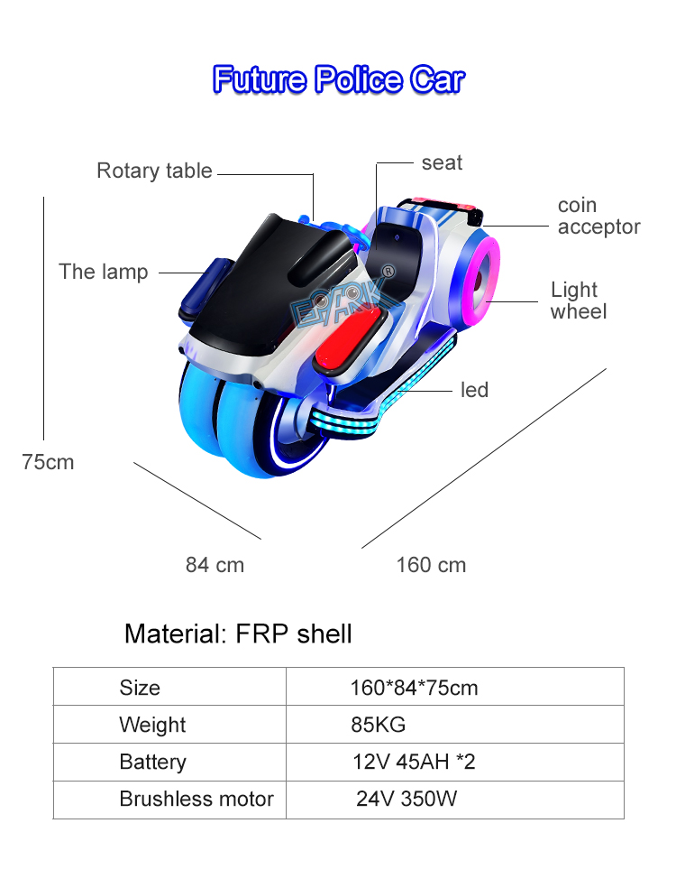 China Supplier Commercial Mini Amusement Rides Kids Game Motorcycle For Sale factory