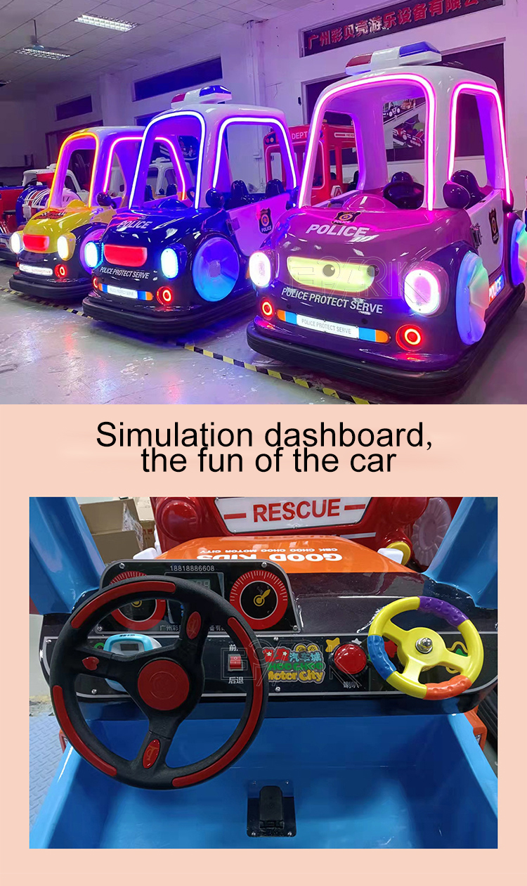 New Design Shopping Mall Fiberglass Kids Ride Bumper Car Dodgem Car Outdoor Indoor Machine manufacture
