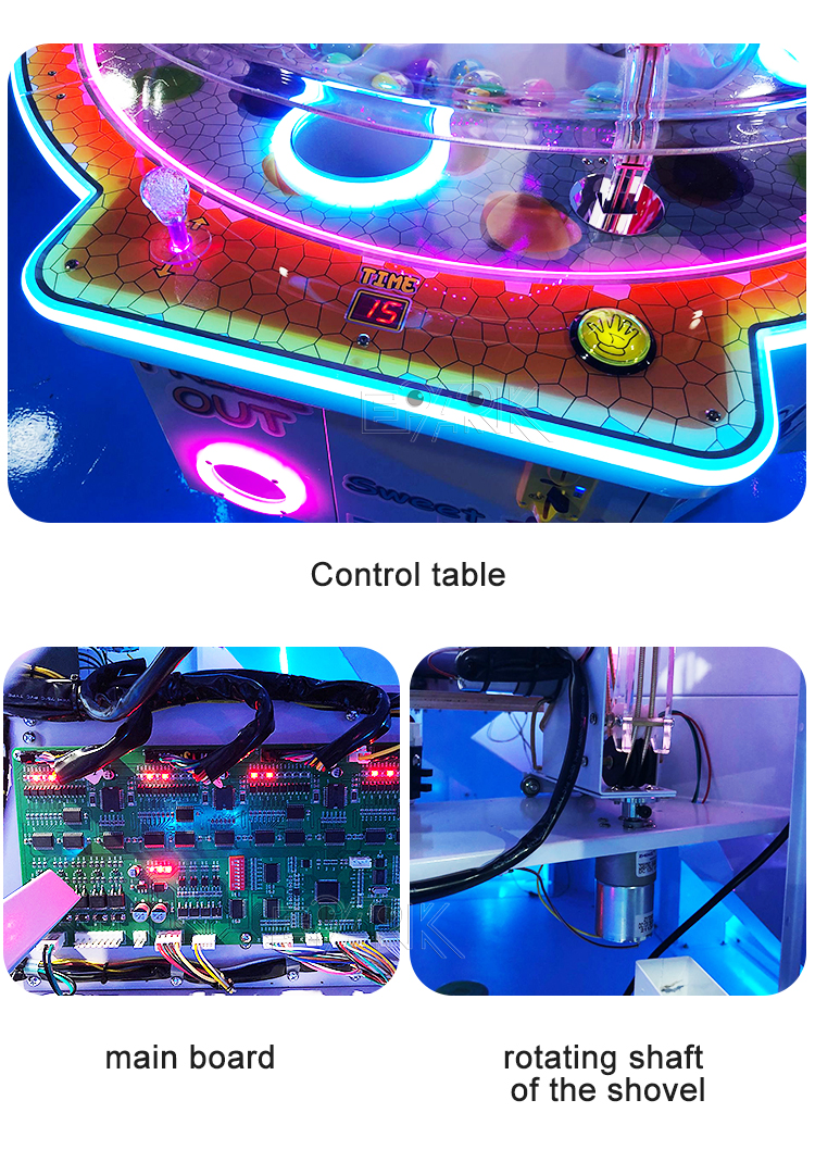 Coin Operated Amusements Kids Candy Vending Claw Crane Catch Candy Game Machine Claw Machine details