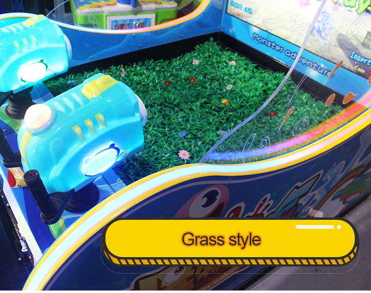 Coin Operated Monster Adventure Shooting Game Water Shooting Ticket Redemption Game Machine manufacture