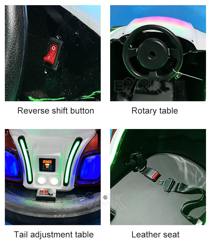 Indoor Outside Playground Ride Fiber Glass Material Battery Powered Kids Inflatable Bumper Car details