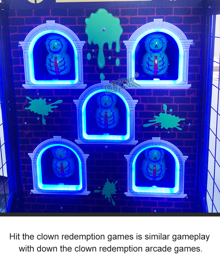 Simulator Lottery Kids Arcade Throwing Balls Coin Operated Ticket Redemption Game Machine factory