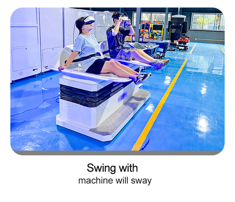 VR Arcade Game Machine Virtual Reality Roller Coaster Motion Simulator For VR Theme Park manufacture