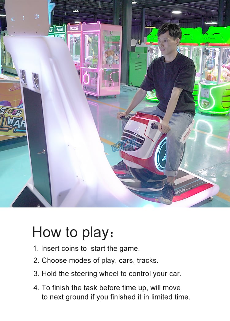 Motorcycle Driving Simulator Arcade Motor Racing Car Game Machine For Game Center details