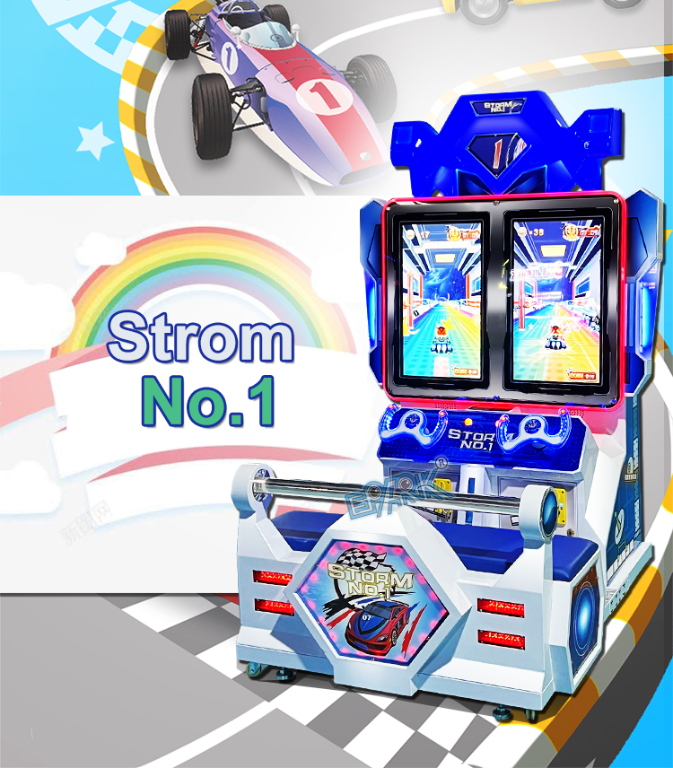 EPARK Coin Operated Game Racing Simulator Game Machine Video Arcade For Game Zone details