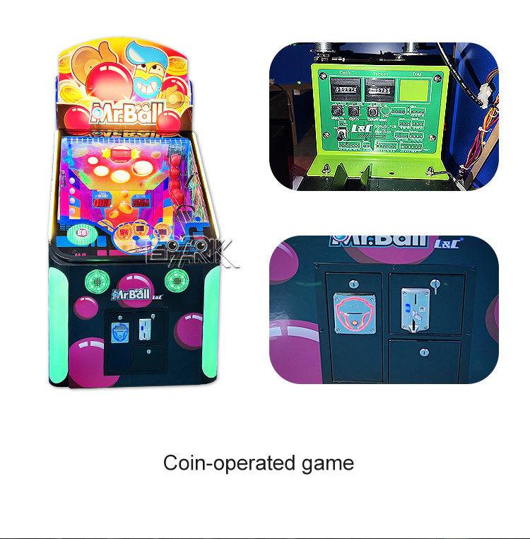 Arcade Ball Drop Lottery Indoor Amusement Ticket Redemption Game Machine factory