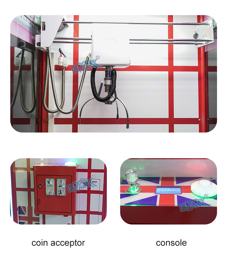 Coin Operated Plush Toy Vending Machine Maquina De Garras Arcade Claw Machine supplier