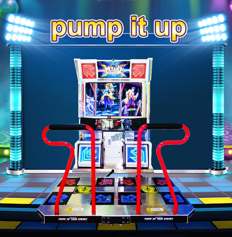 Hot Sale Coin Operated Arcade Dance Arcade Dancing Game Machine Pump It Up Dance Dance Revolution Machine For Sale factory