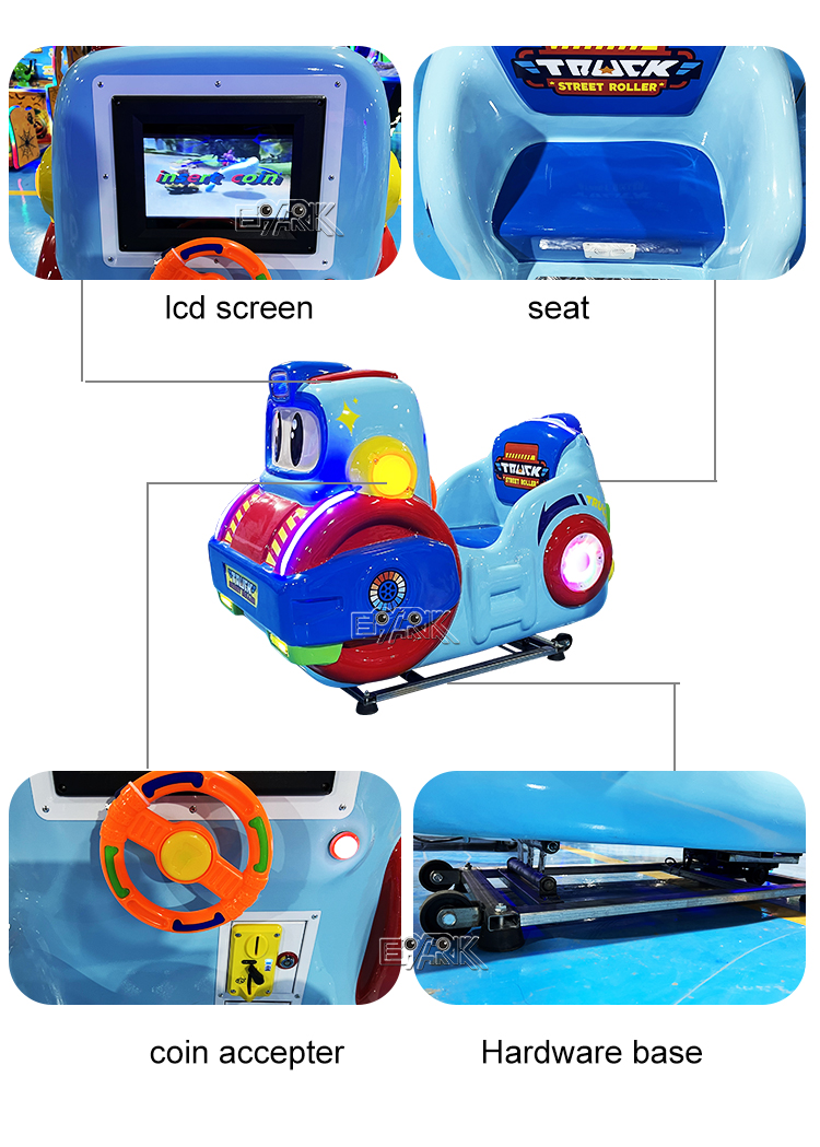 Wholesale Children's Electric Swing Car Electronic Game Children Riding Machine Coin Operated Children's Swing Car manufacture