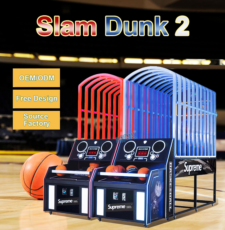 Coin Operated Flashing Basketball Hoops Shooting Game Machine Indoor Arcade Street Basketball Machine Arcade Games details