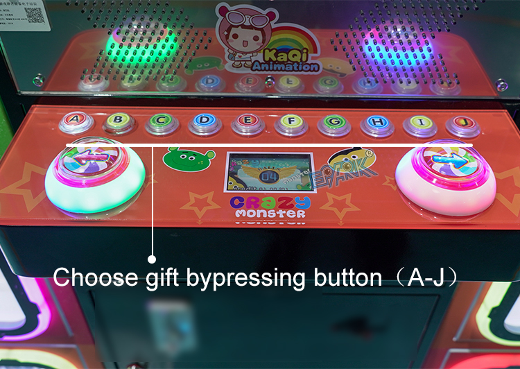 Coin Operated Arcade Toy Vending Colorful Prize Crane Doll Gifts Game Machine manufacture