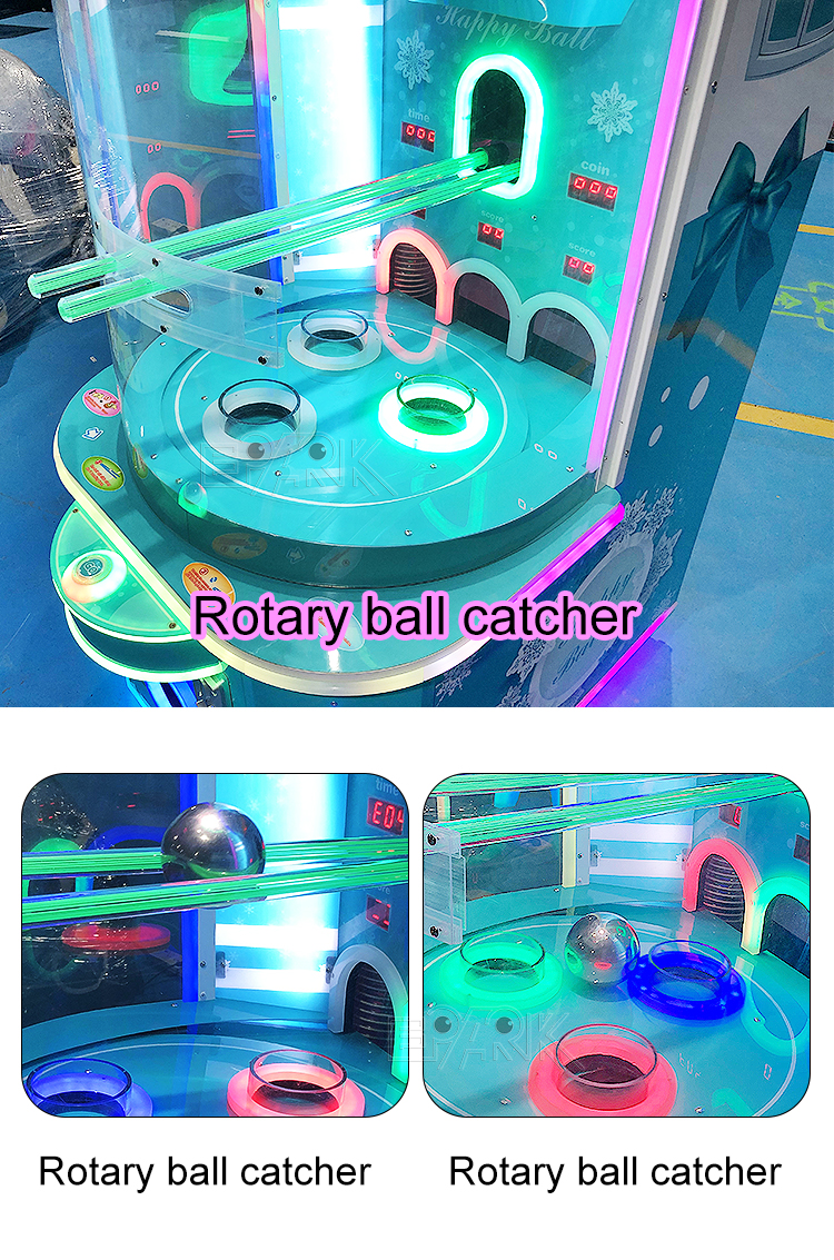 Amusement Park Coin Pusher Coin Operated Game Machine Happy Ball Capsule Gashapon Vending Machine manufacture