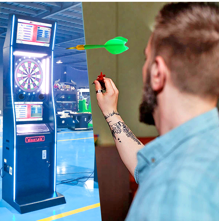 Luxury Dart Game Machine Indoor Sports Coin Operated Electric Darts Machine manufacture