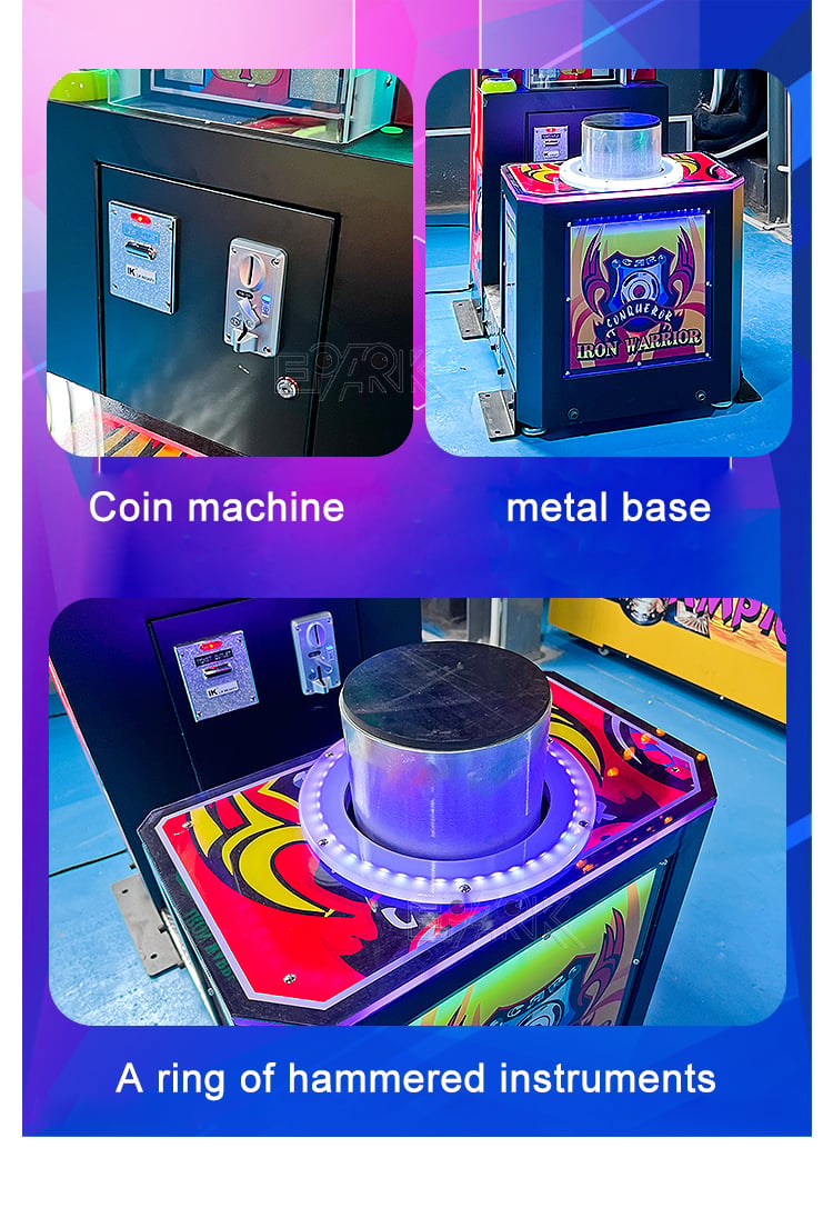 Coin Operated Arcade Game Hitting Hammer Punch Boxing Hammer Game Machine For Sale details