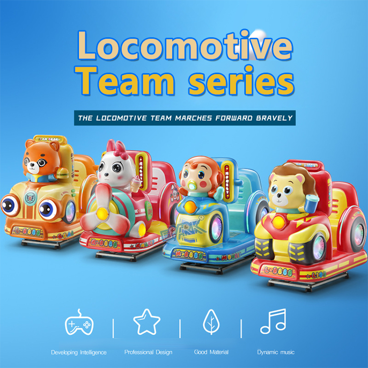 Coin Operated Simulator Arcade Video Game Swing Car Motorcycle Kiddies Rides For Sale manufacture