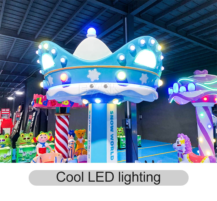 Amusement Games Park Games Carousel Rides Children Snow World Horse Carousel Kiddie Rides Outdoor Rides Mini Carousel supplier