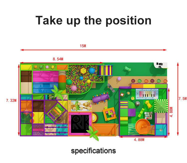 Soft Indoor Play Equipment Kid Large Indoor Kids Playground Equipment For Kids Manufacturer With Slide And Ball Pool supplier