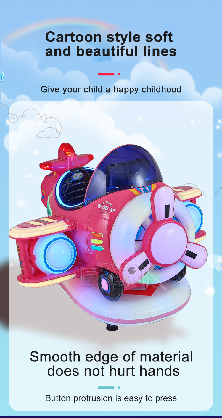 Electric Kiddie Ride Coin Operated Game Electric Car Rocking Machines Children Baby Swing Car supplier