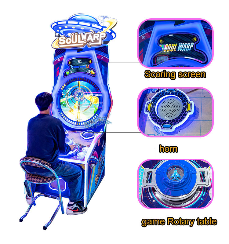 Coin Coperated Arcade Redemption Lottery Ticket Redemption Round Video Game Machine manufacture