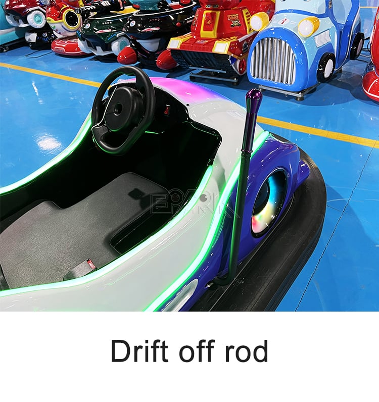 Indoor Outside Playground Ride Fiber Glass Material Battery Powered Kids Inflatable Bumper Car details