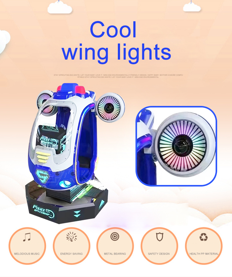 Indoor Playground Coin Operated Kiddie Rides Mini Plane Kids Video Game Machine factory