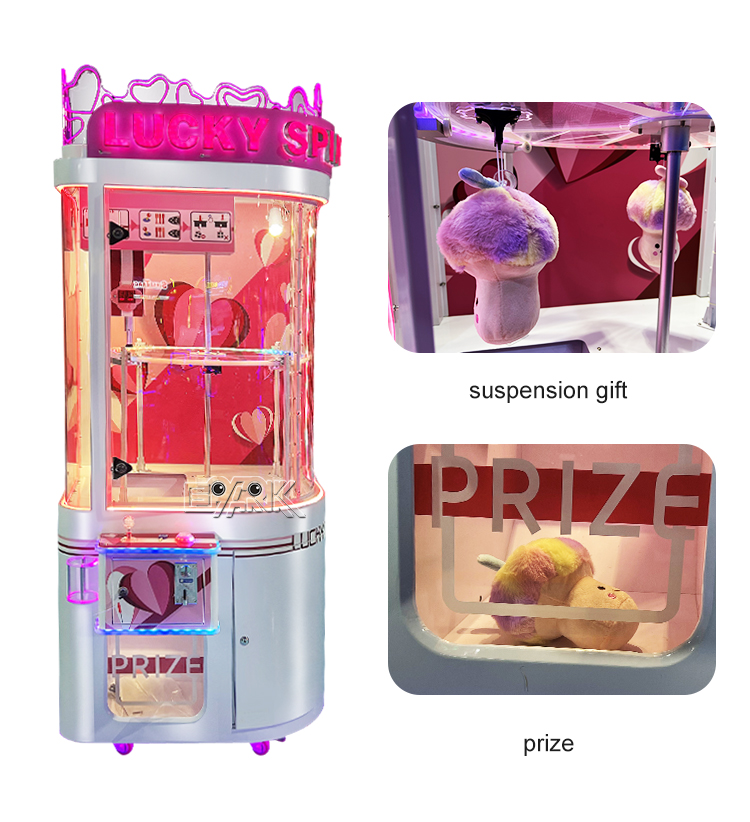 Game Machine Lucky Spin Arcade Game Machine Prize Rolling Gift Machine details