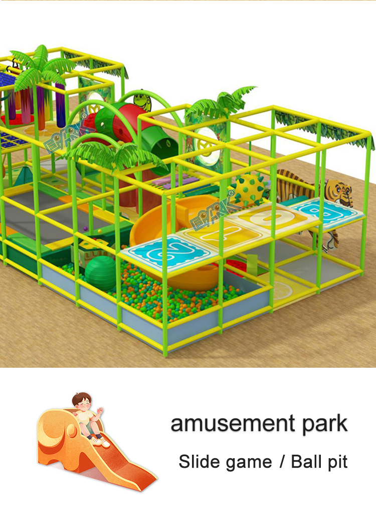Softplay Playground 6x2x2.4, Indoor Softplay Naughty Castle manufacture