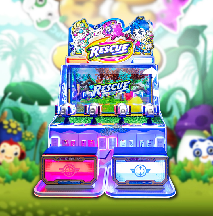 Arcade Games 4 Players Coin Arcade Video Game Machine Water Shooting Redemption Game Machine factory