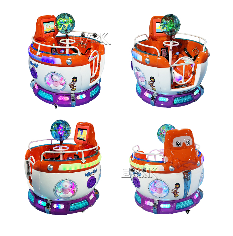 Electric Indoor Playground Kids Swing Rides Machine Coin Operated Rotating Kiddie Rides Game Machine manufacture