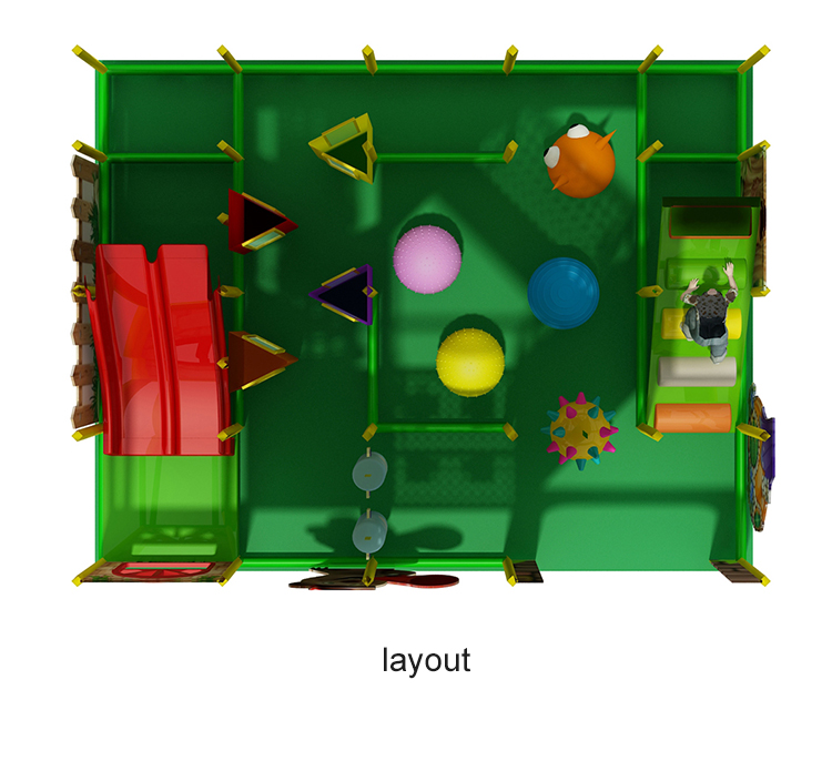 Custom Design Indoor Playground 150 Square Meters Soft Play Equipment Ball Pool Amusement Rides details