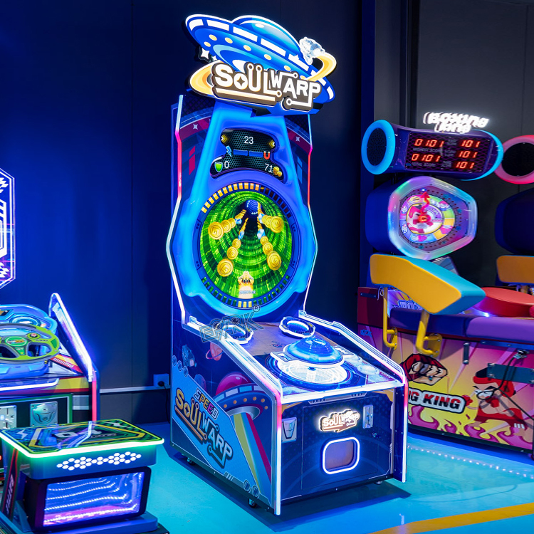 Coin Coperated Arcade Redemption Lottery Ticket Redemption Round Video Game Machine factory