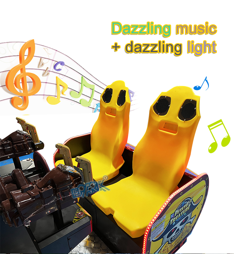 Coin Operated 2 Players Shooting Simulator Game Machine Pirate Treasure Shooting Arcade Game Machine factory