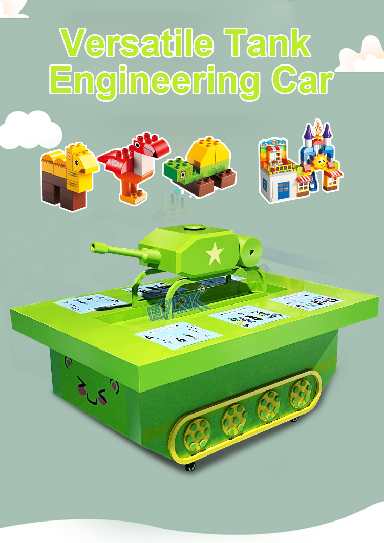 Versatile Tank Engineering Car Building Block Table factory