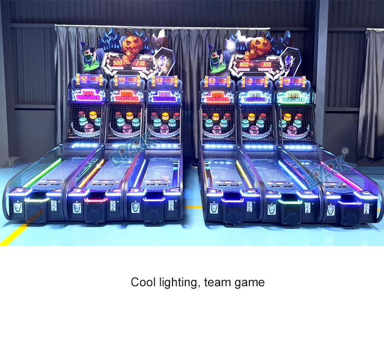 Coin Operated Bowling Game Machine 3 Players Bowling Arcade Game Crazy Bowling Simulator Kid Indoor For Game Central details