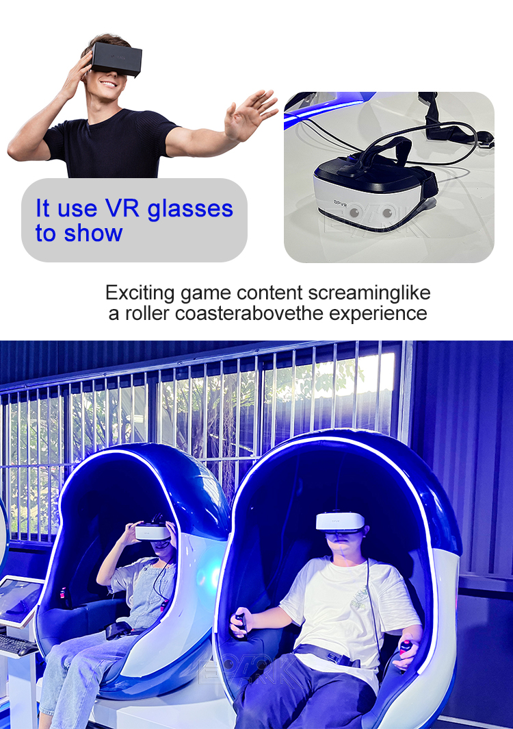 Earn Money 360 VR Chair Amusement Park Rides VR Cinema 9d Egg Virtual Reality 9d VR mini Cinema For Sale supplier