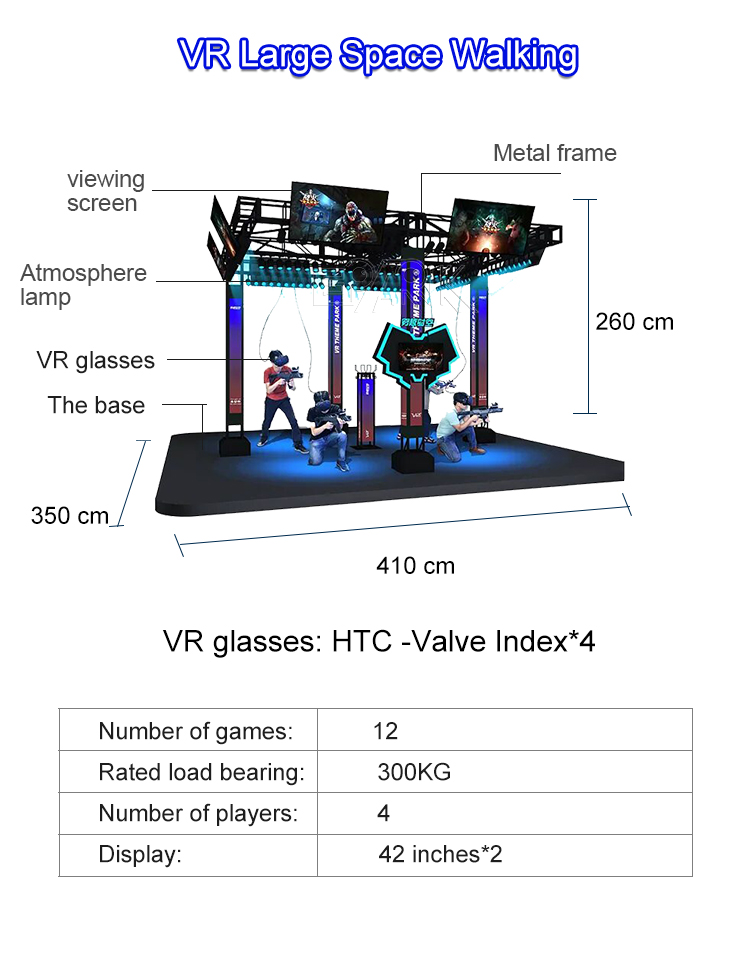 VR Shooting Game Virtual Reality Multiplayer Online Game Zombie Shooter VR Escape Room For Theme Park details