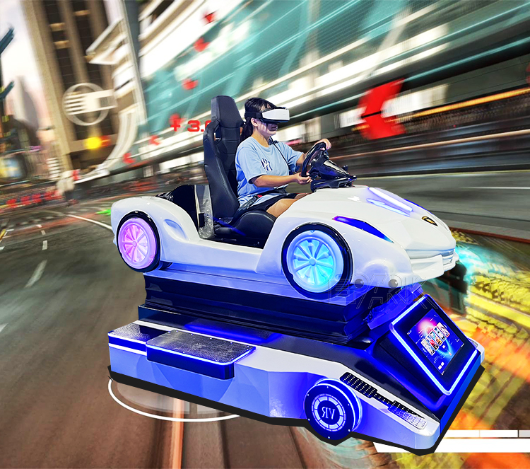Amusement Park Virtual Reality 3D Glasses 9D Motion Driving Car Racing Simulator Arcade Game Machine details