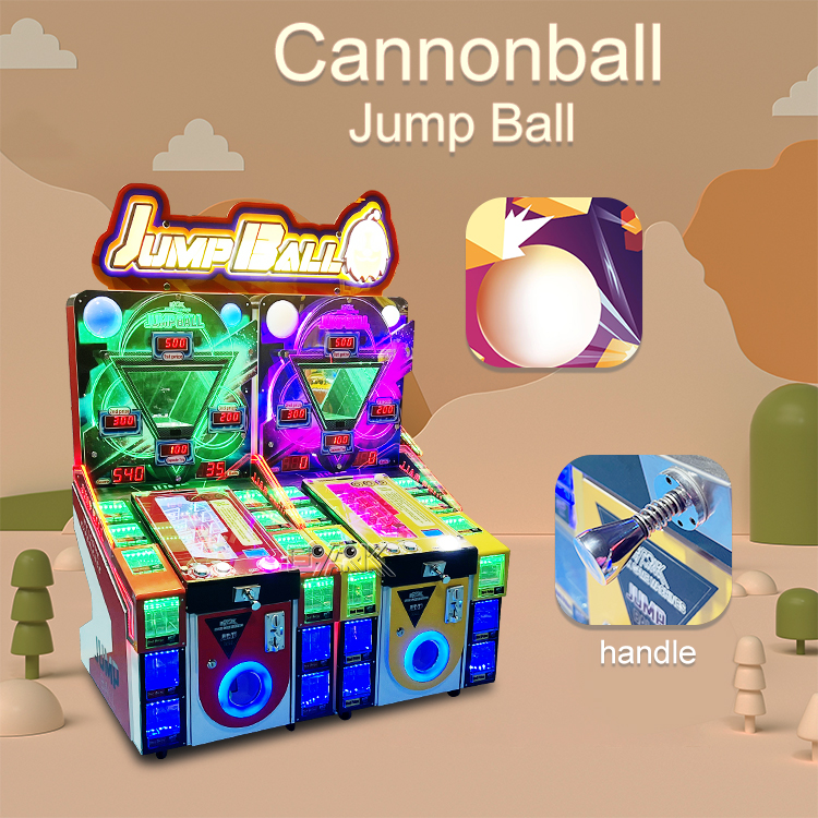 Coin Operated Toy Gift Jump Ball Pinball Game Ball Shooting Arcade Game Machine For Sale manufacture