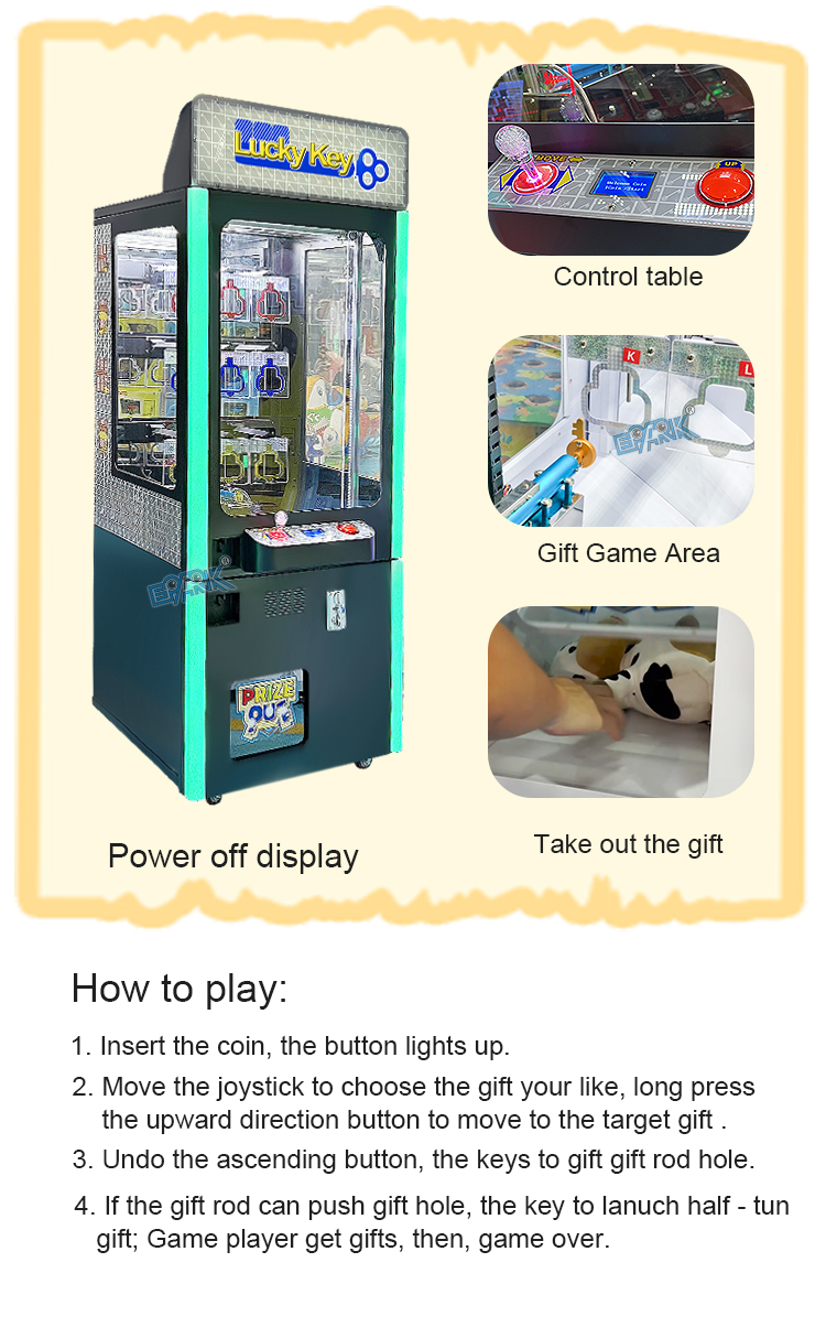 Coin Operated Arcade Game Machine Key Master Vending Machine Key Master Machine supplier
