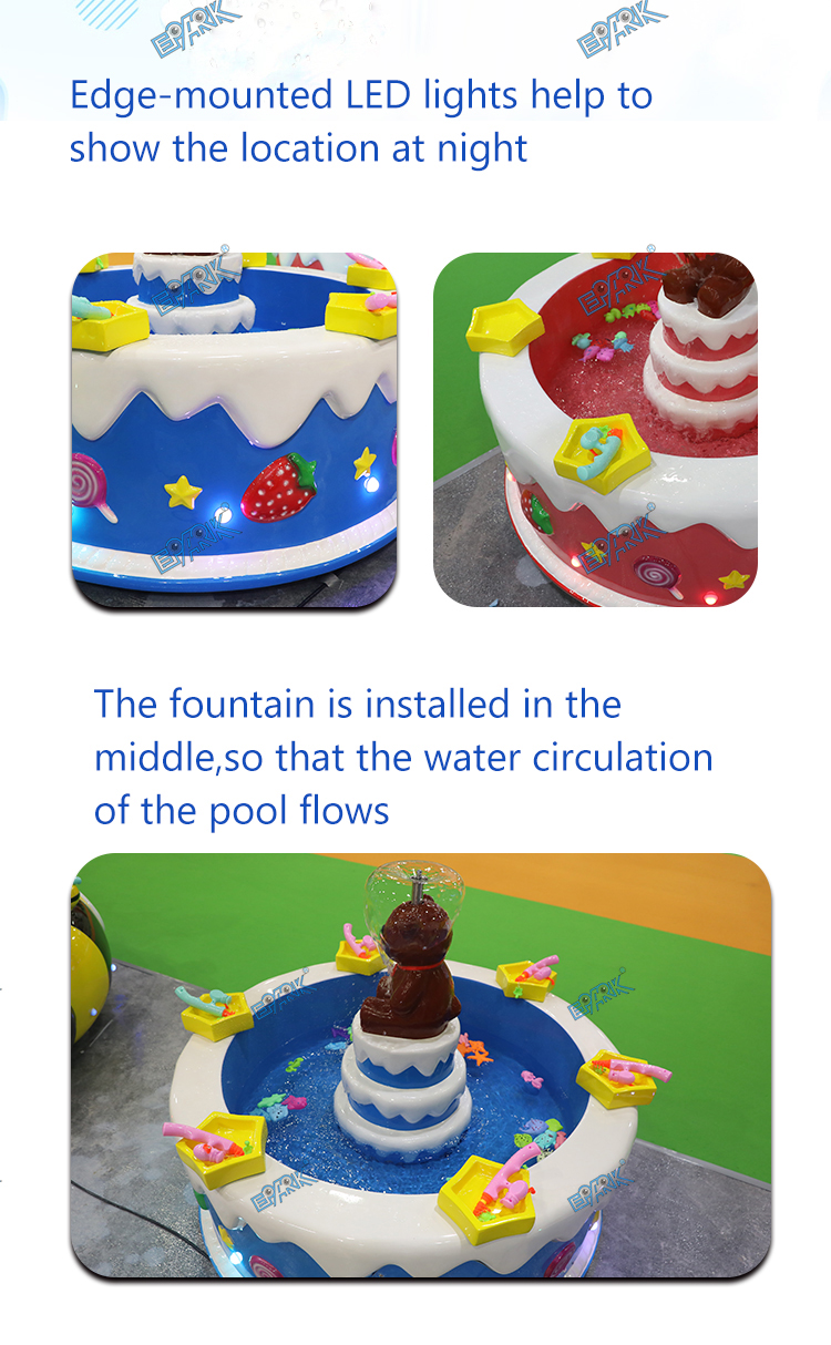 Fec Family Entertainment Center Little Bear Cake Fish Pond manufacture