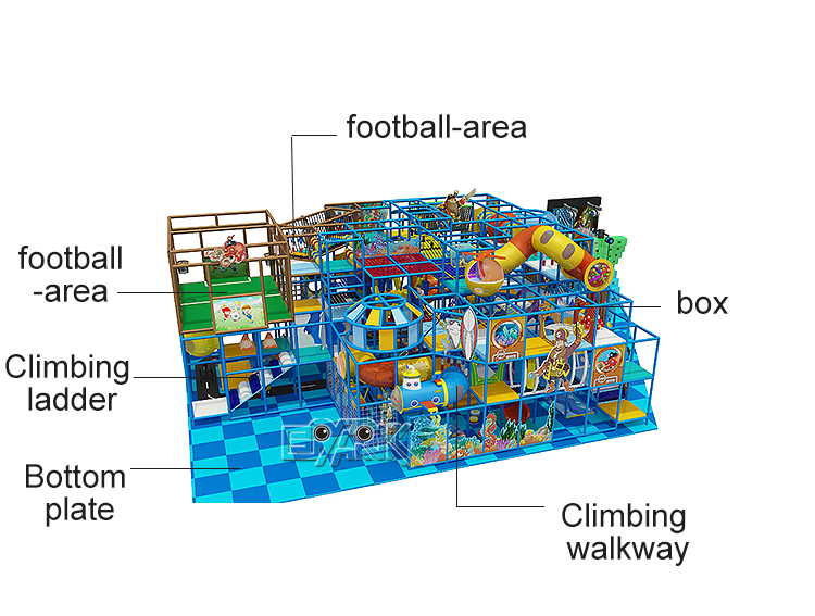 Baby Park Swing Set Foam Ball Pit Games Play Equipment Kids Plastic Slides Child Indoor Playground supplier