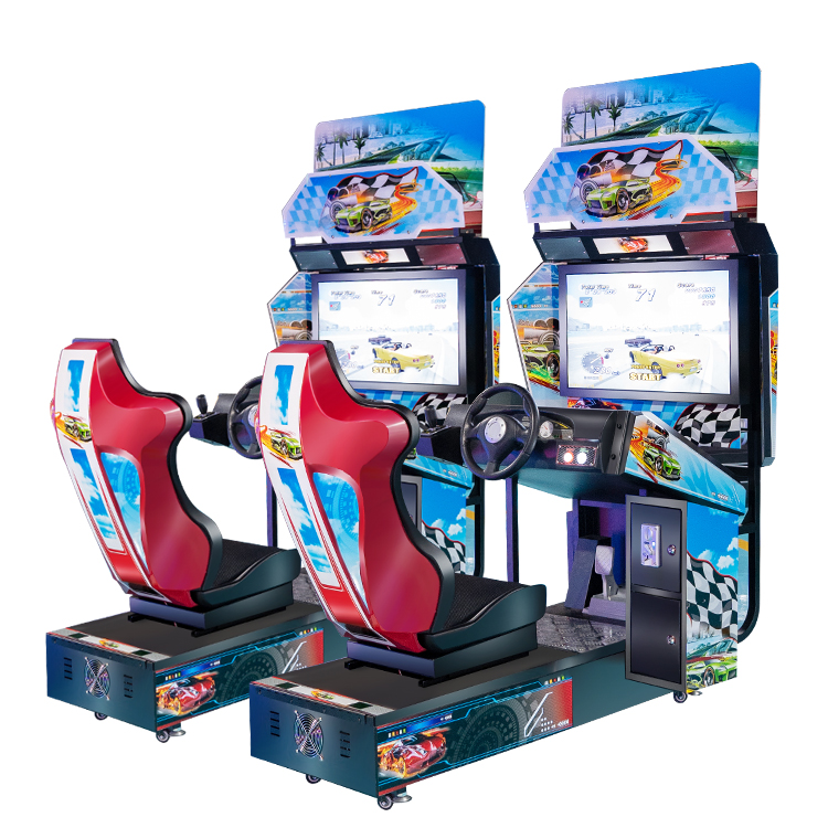 Using An Outrun Arcade Machine