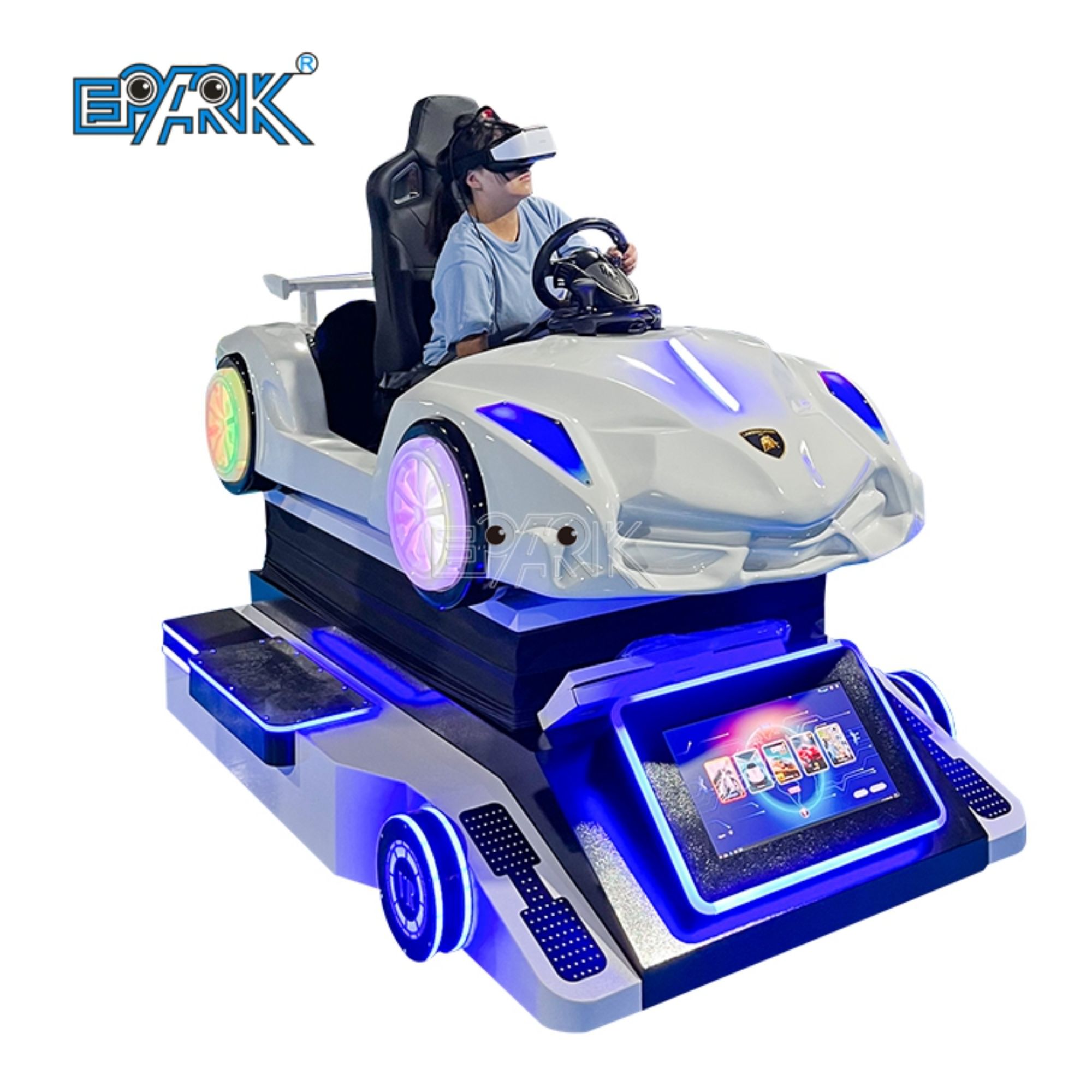 متنزه ألعاب واقع افتراضي نظارات 3D 9D محاكاة قيادة سيارة سباق محاكاة جهاز ألعاب Arcade
