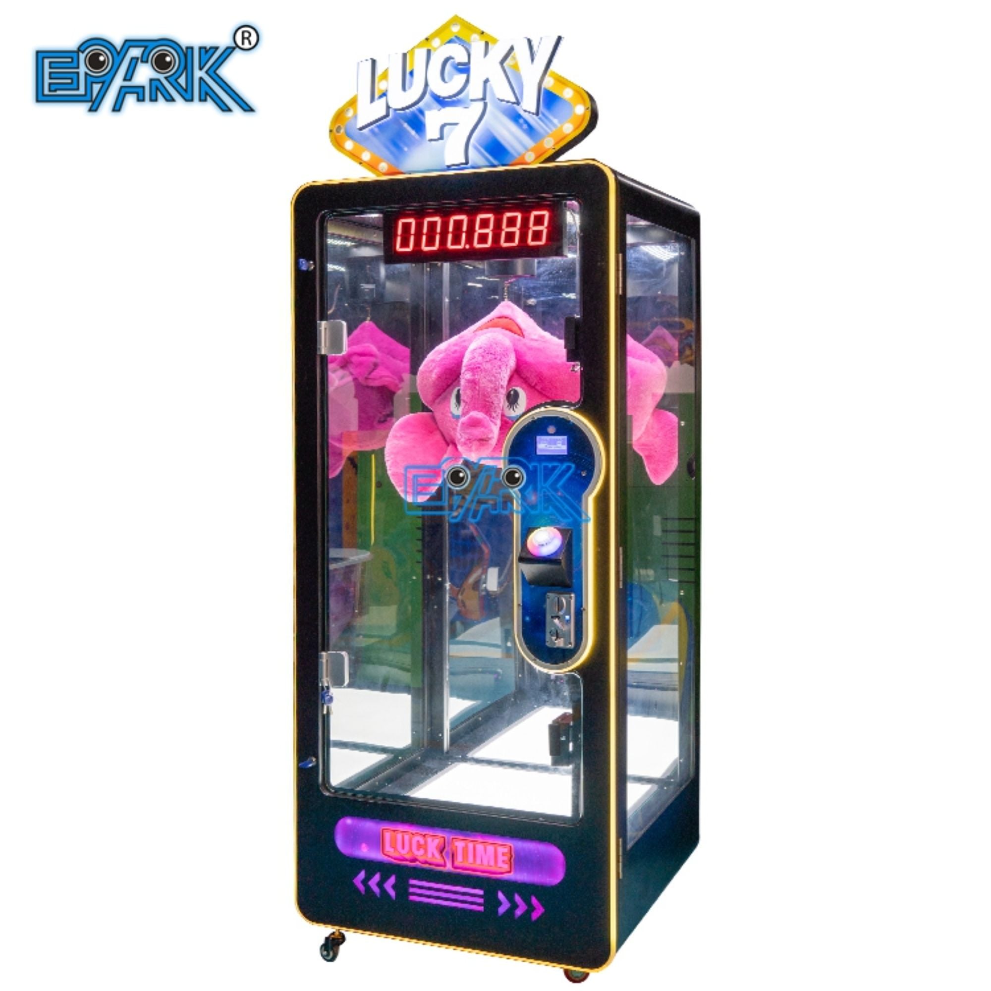 Coin Operated Arcade Plush Toy Vending Machine Cut Prize Game Machine