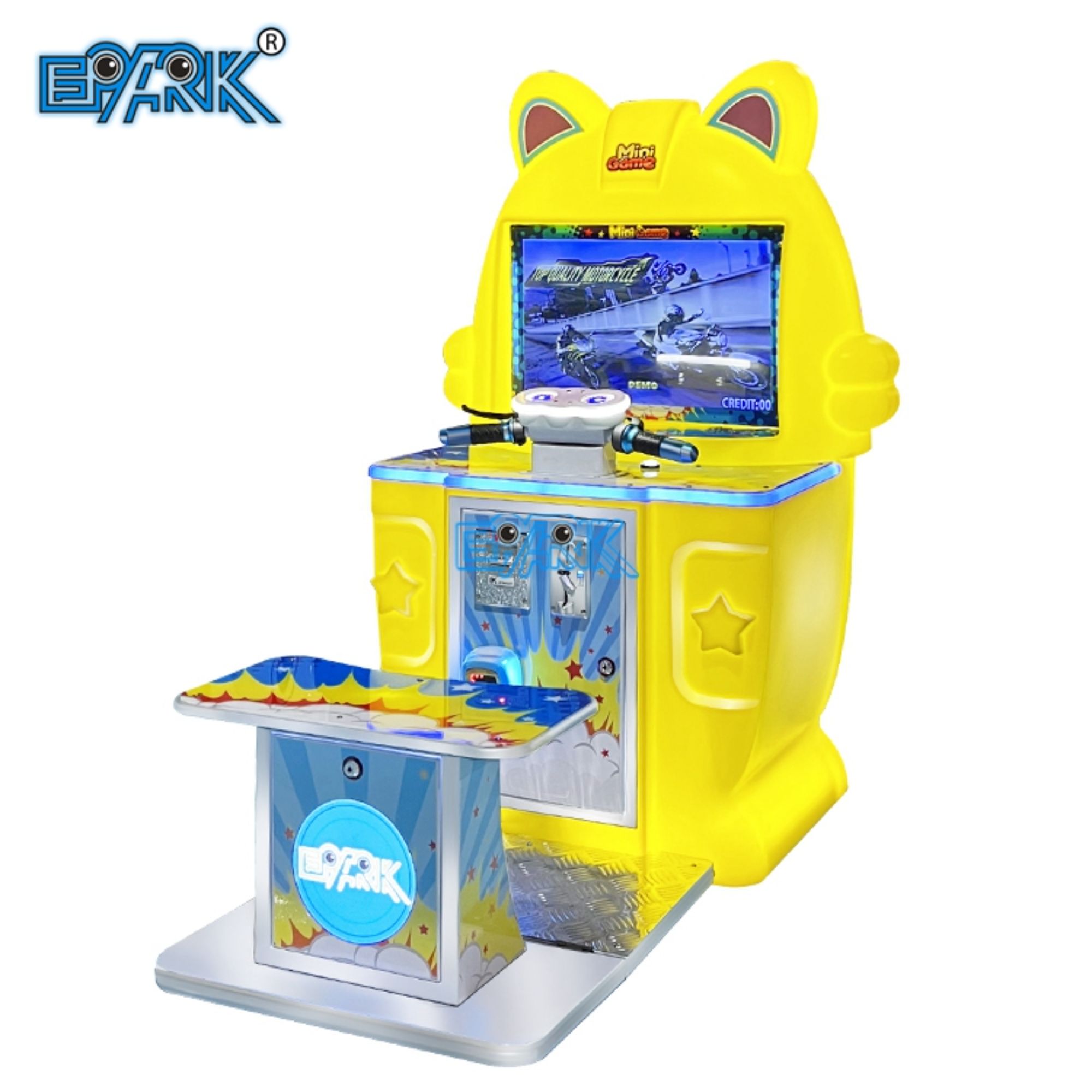 Mini Game Arcade Coin Operated Arcade Kids Motor Game Simulator Motorcycle Game Machine