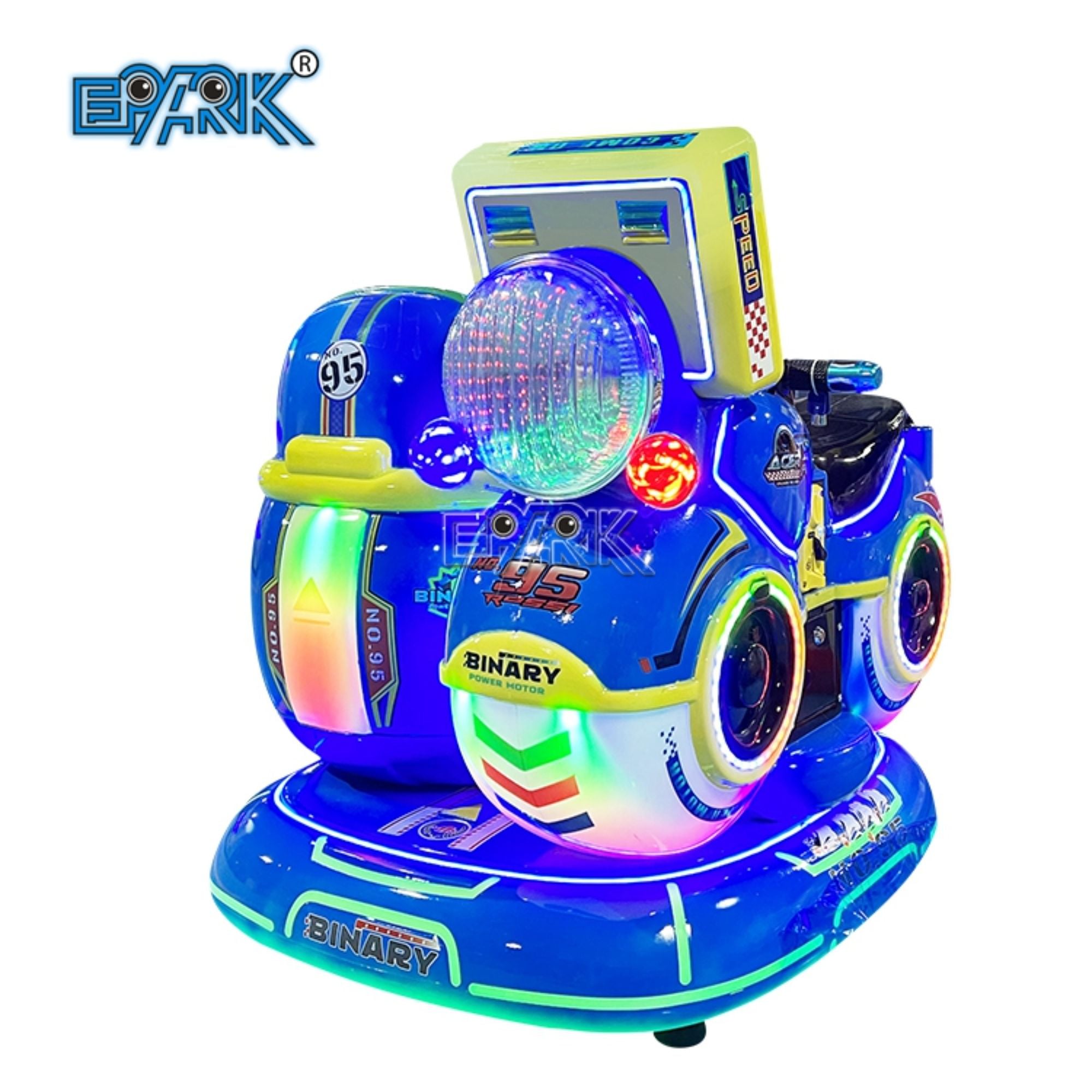 Wholesale Direct Sales Coin Operated Rocking Car Kiddie Rides Swing Game Machine