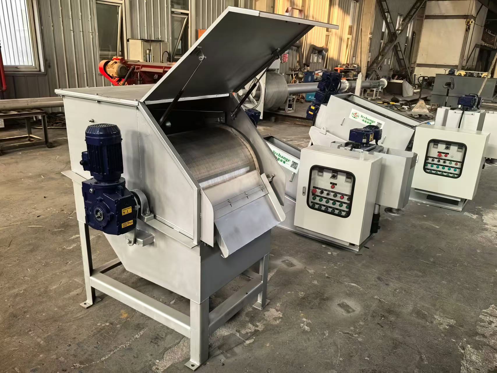 Multi-Dis Sludge Dewatering System to Malaysia-Techange Environmental